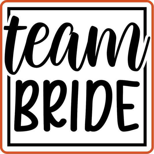 Team Bride | Bachelorette Iron On Decal by SEC Apparel