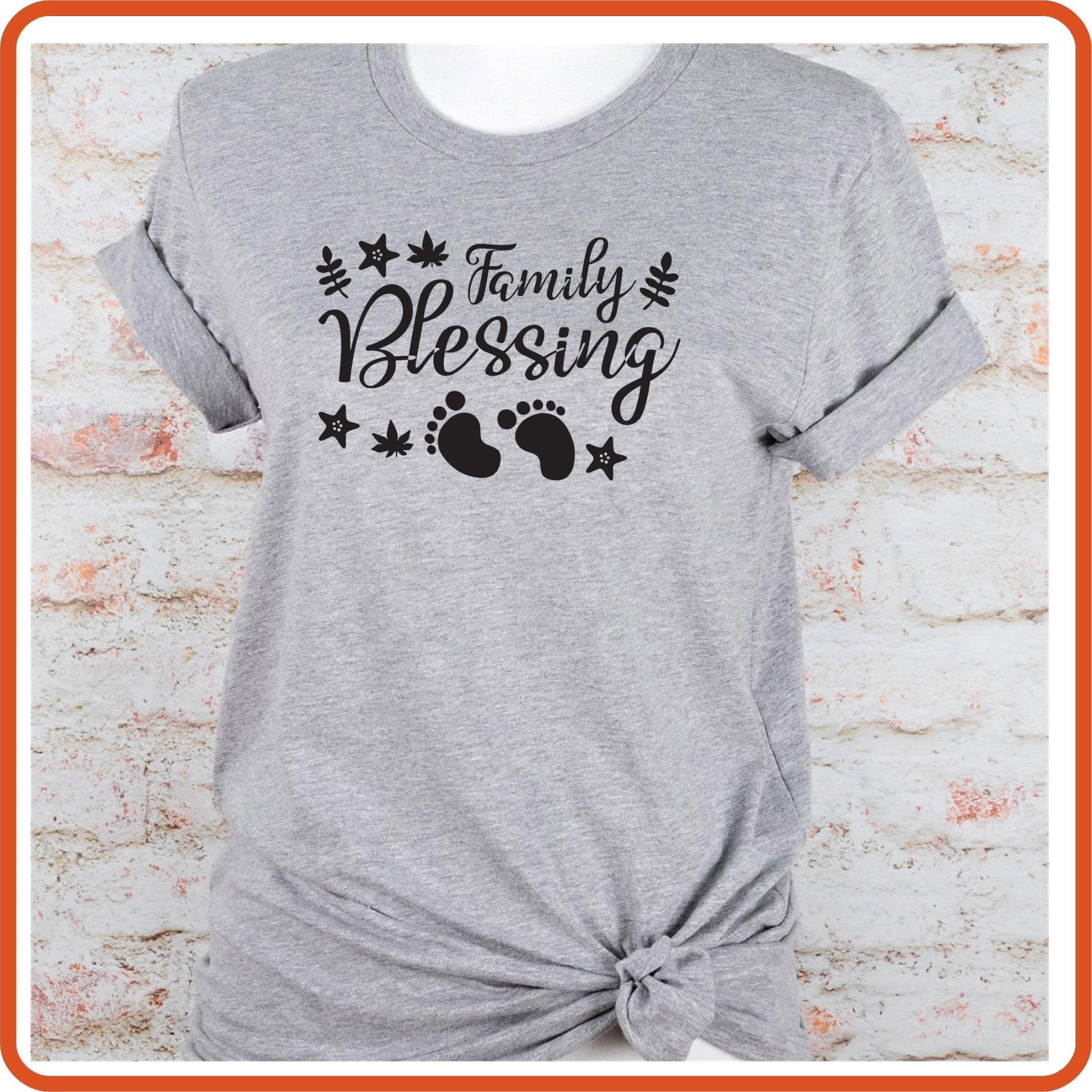 Thanksgiving Graphic T Shirts| Unisex | SEC Apparel | Family Blessing - secapparelonline
