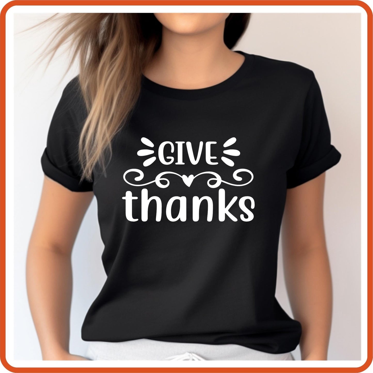 Thanksgiving Graphic T Shirts| Unisex | SEC Apparel | Give Thanks - secapparelonline