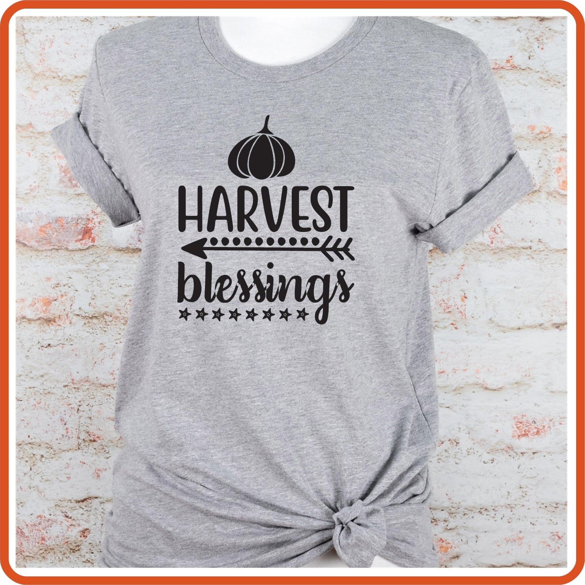 Thanksgiving Graphic T Shirts| Unisex | SEC Apparel | Harvest Blessings - secapparelonline