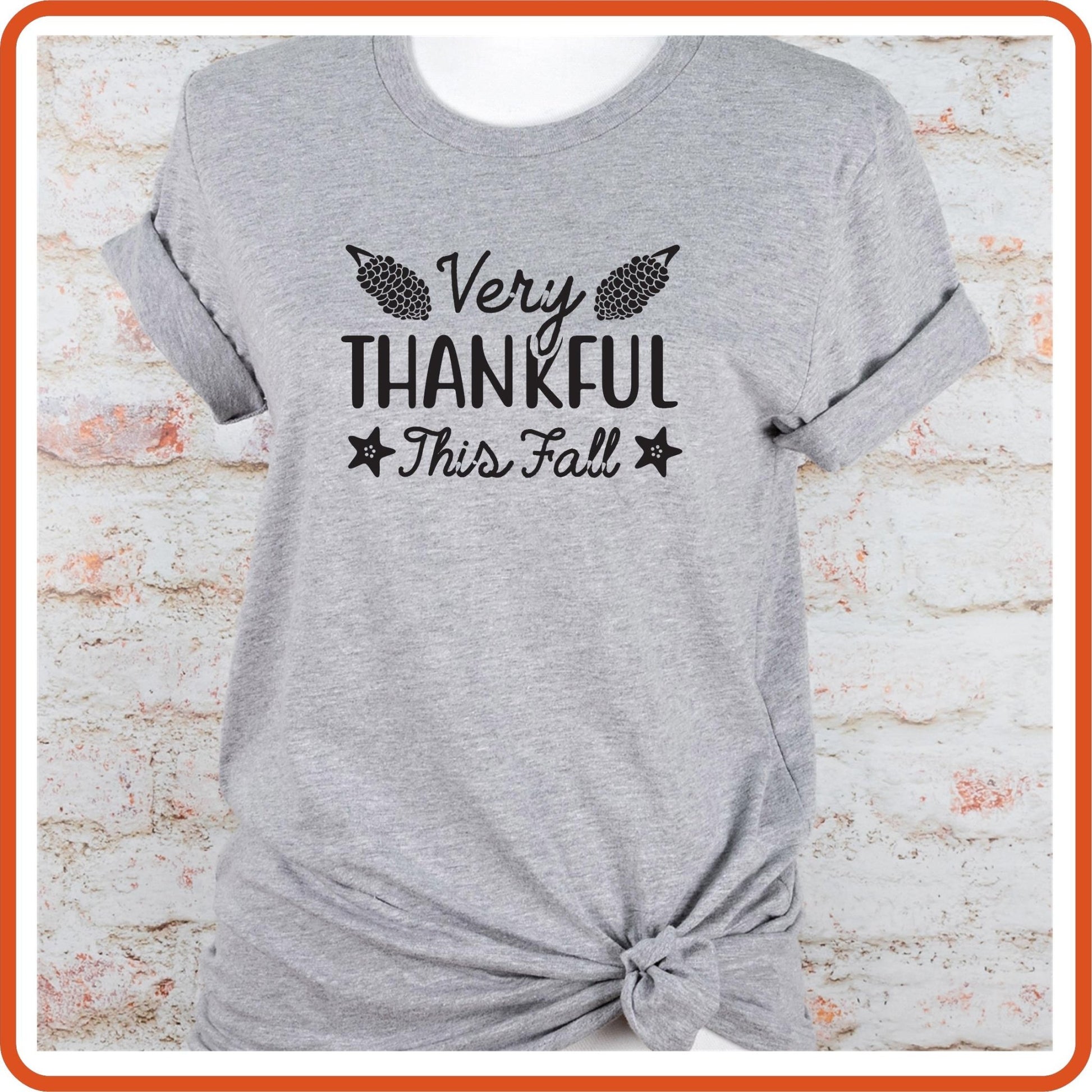 Thanksgiving Graphic T Shirts| Unisex | SEC Apparel | Very Thankful - secapparelonline