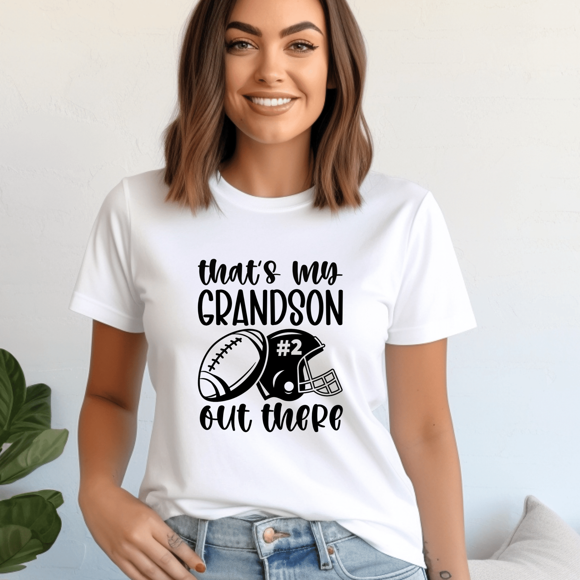 Thats my grandson out there football Shirt | Crew neck | V Neck| Sweatshirt | Hoodie - secapparelonline