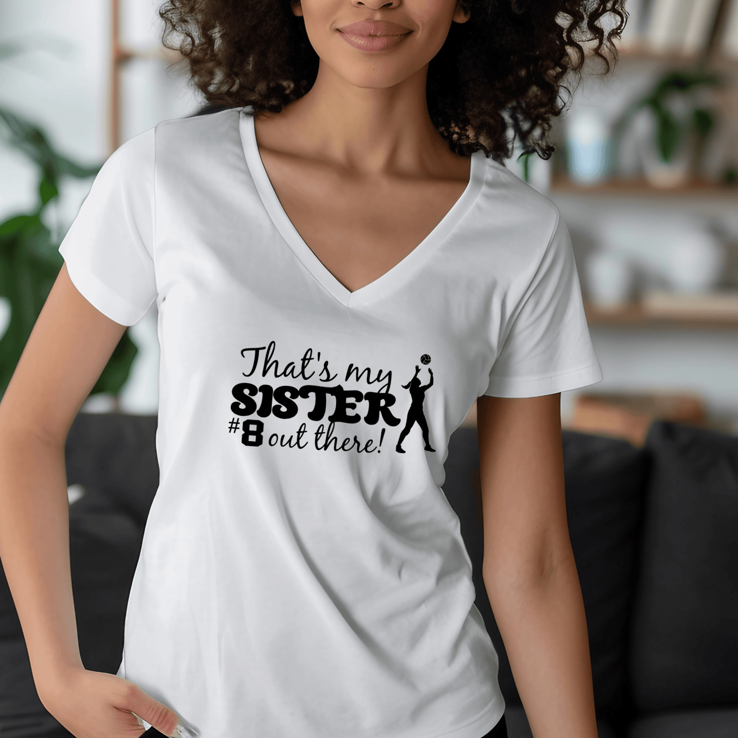 Thats my sister out there | Volleyball Shirt | Crew neck | V Neck| Sweatshirt | Hoodie | - secapparelonline