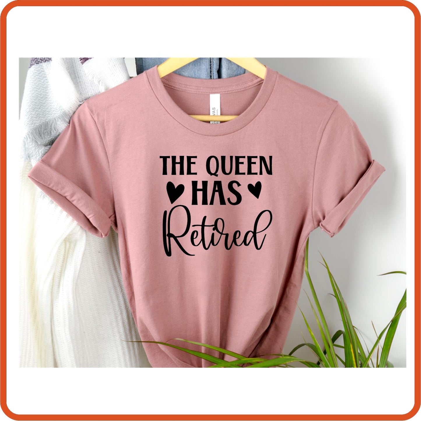 The Queen Has Retired | Retirement Iron On Decals Patches by SEC Apparel - secapparelonline