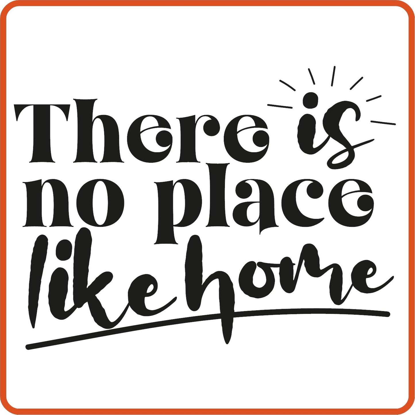 There is no place like home | Home Iron On Decals Patches by SEC Apparel - secapparelonline
