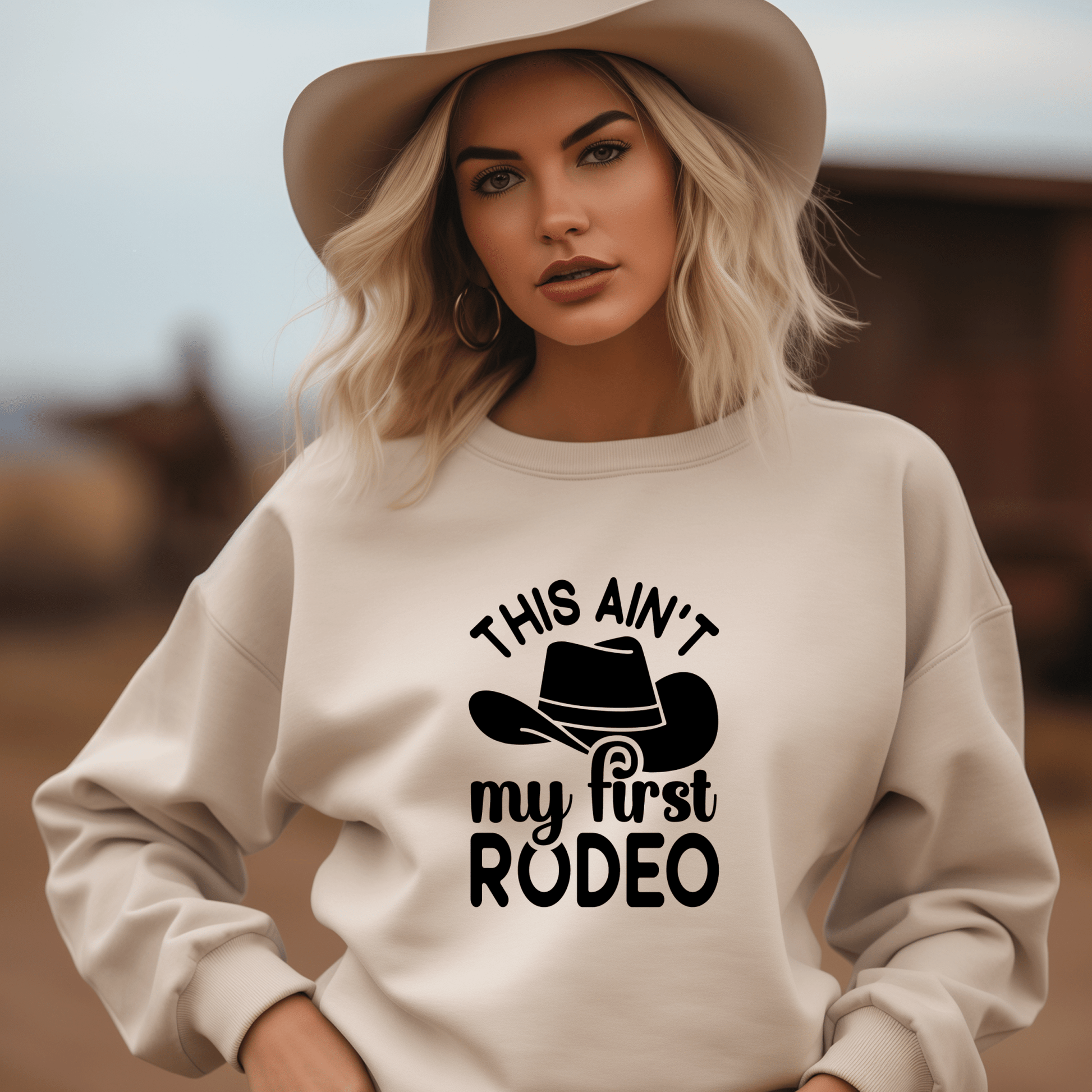 This ain't my first rodeo Shirt | Crew neck | V Neck| Sweatshirt | Hoodie - secapparelonline