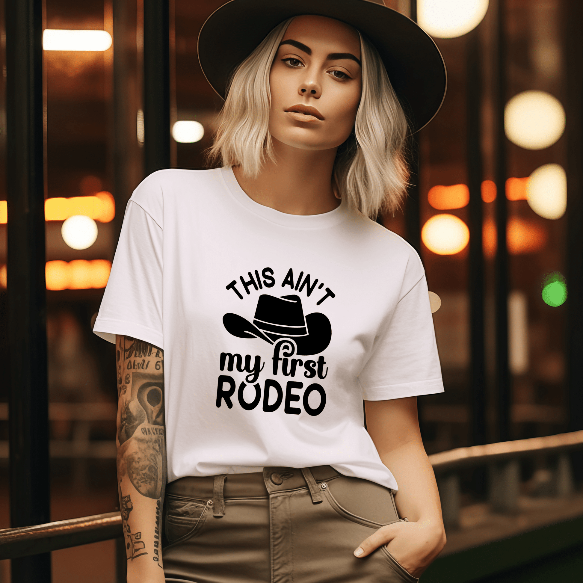 This ain't my first rodeo Shirt | Crew neck | V Neck| Sweatshirt | Hoodie - secapparelonline
