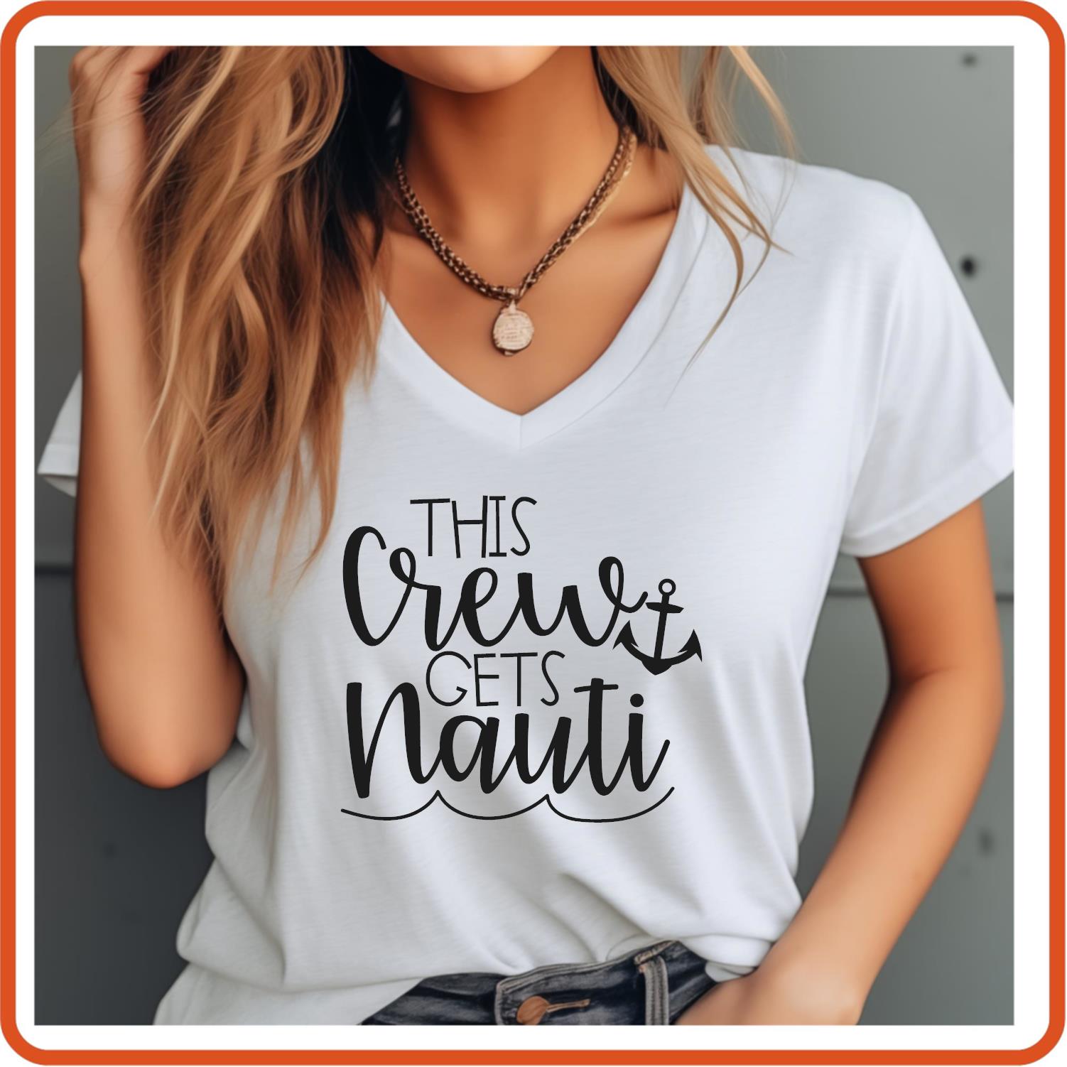 This crew gets Nauti Graphic T Shirt| Unisex | Vacation Shirts | SEC Apparel - secapparelonline