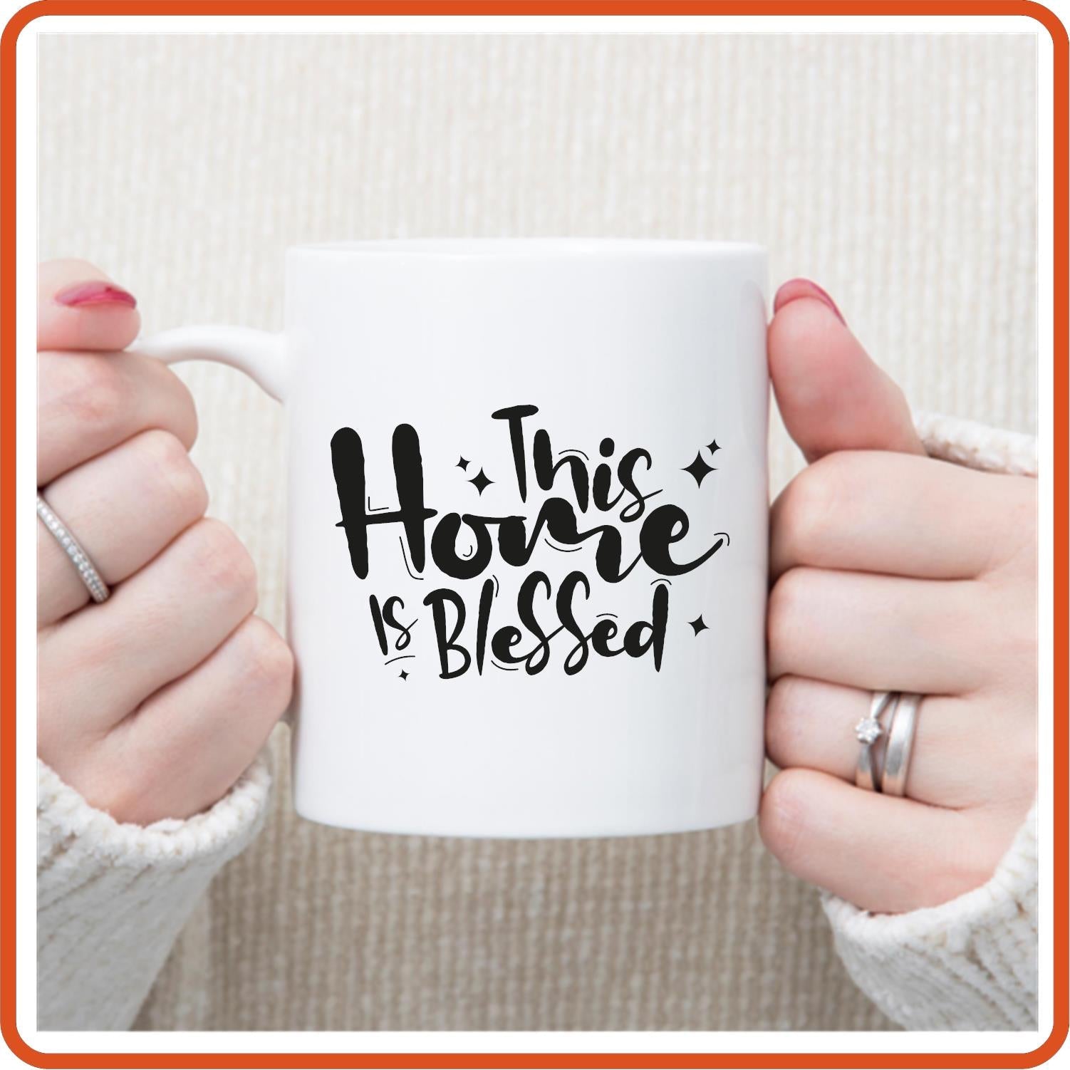 This Home Is Blessed | Home Mugs - 11oz Coffee Mug by SEC Apparel - secapparelonline