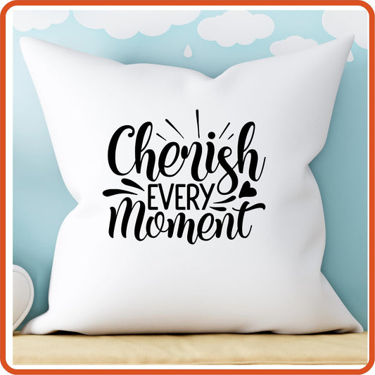 Cherish Every Moment | Throw Pillow Covers Only by SEC Apparel