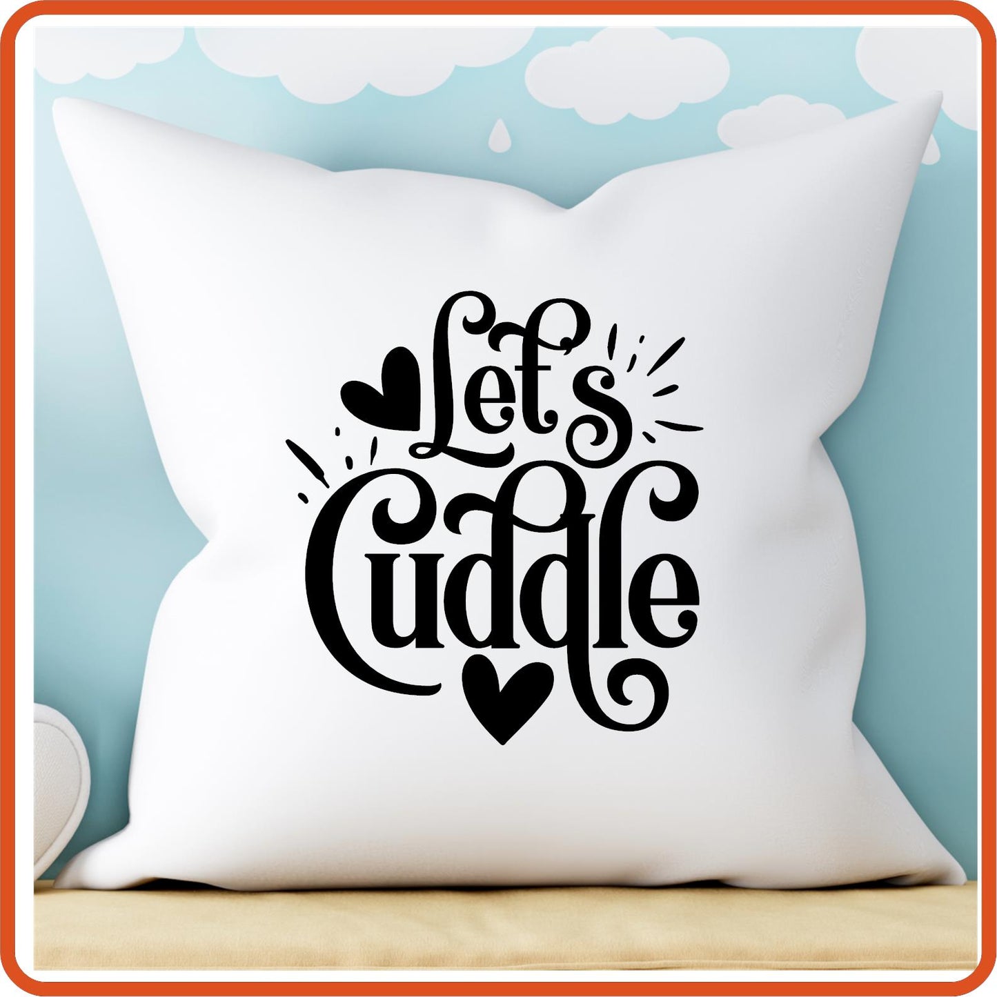 Let's Cuddle 2| Throw Pillow Covers Only by SEC Apparel