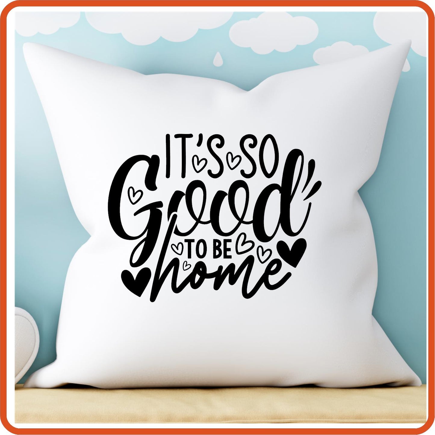 It's So Good to Be Home | Throw Pillow Covers Only by SEC Apparel