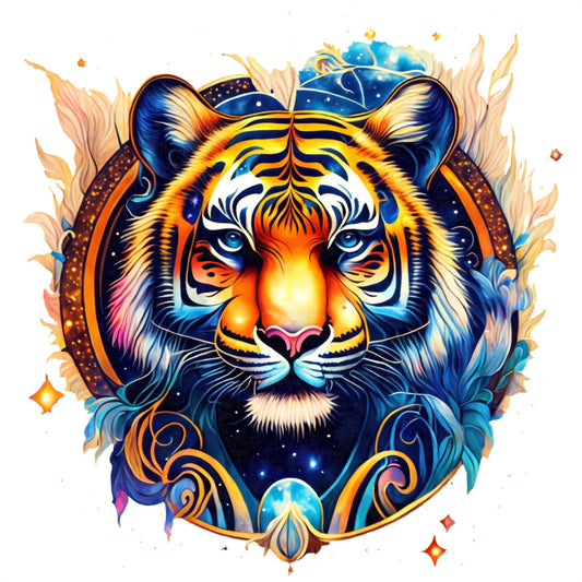 Tiger Iron On Patch Transfers Decals Patches Vinyl for T Shirts Fabric Clothing - secapparelonline