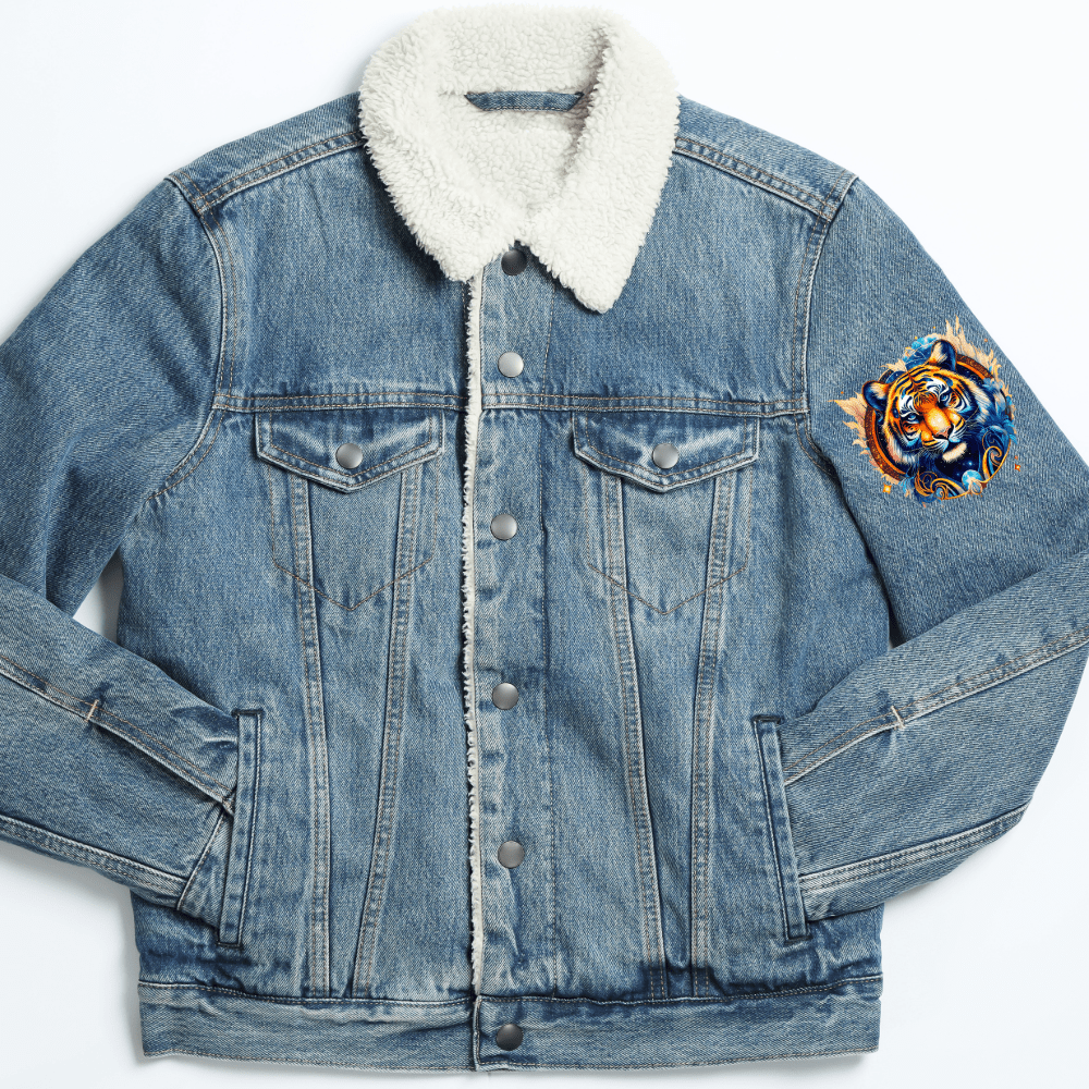 Tiger Iron On Patch Transfers Decals Patches Vinyl for T Shirts Fabric Clothing - secapparelonline