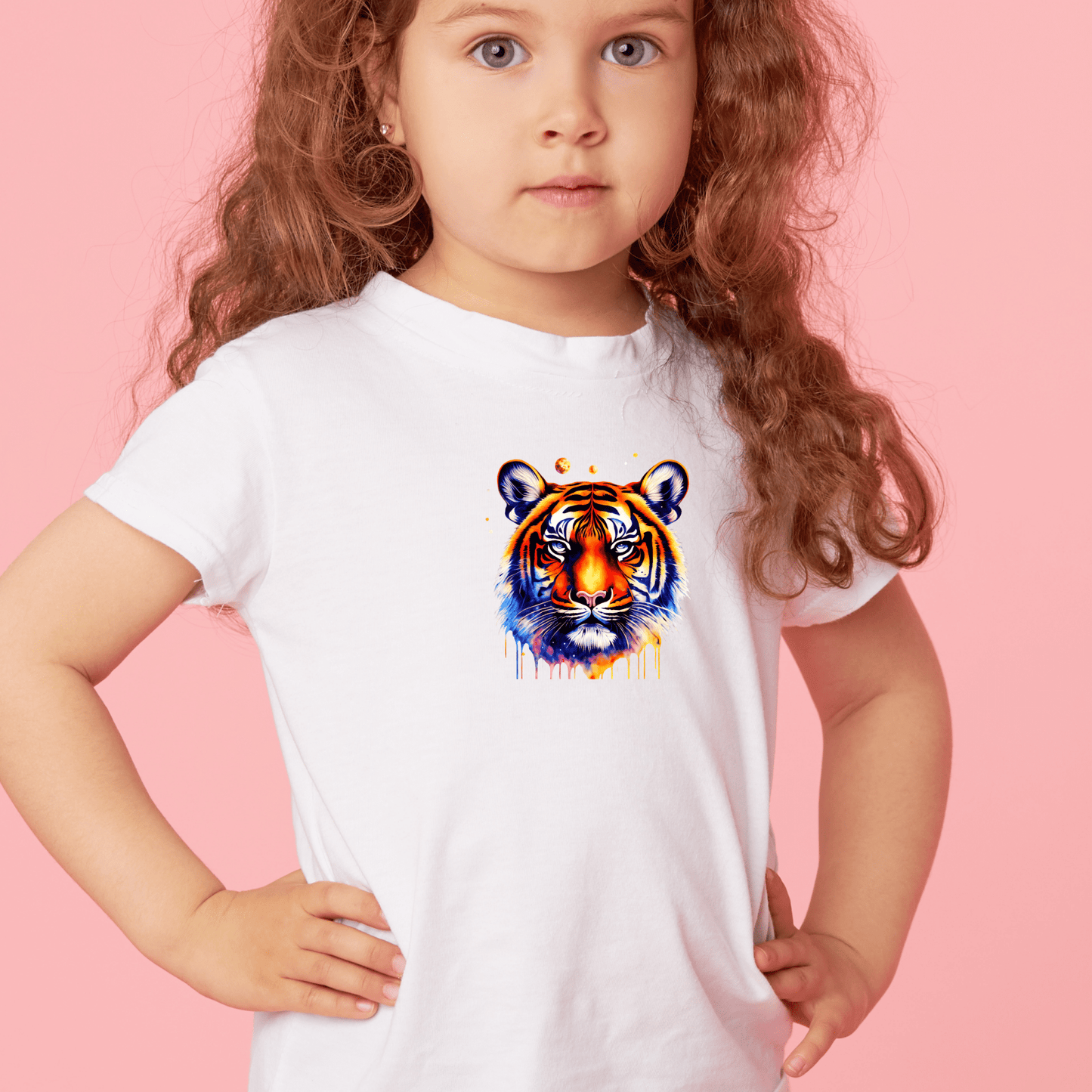 Tiger Iron On Patch Transfers Decals Patches Vinyl for T Shirts Fabric Clothing | SEC Apparel| - secapparelonline