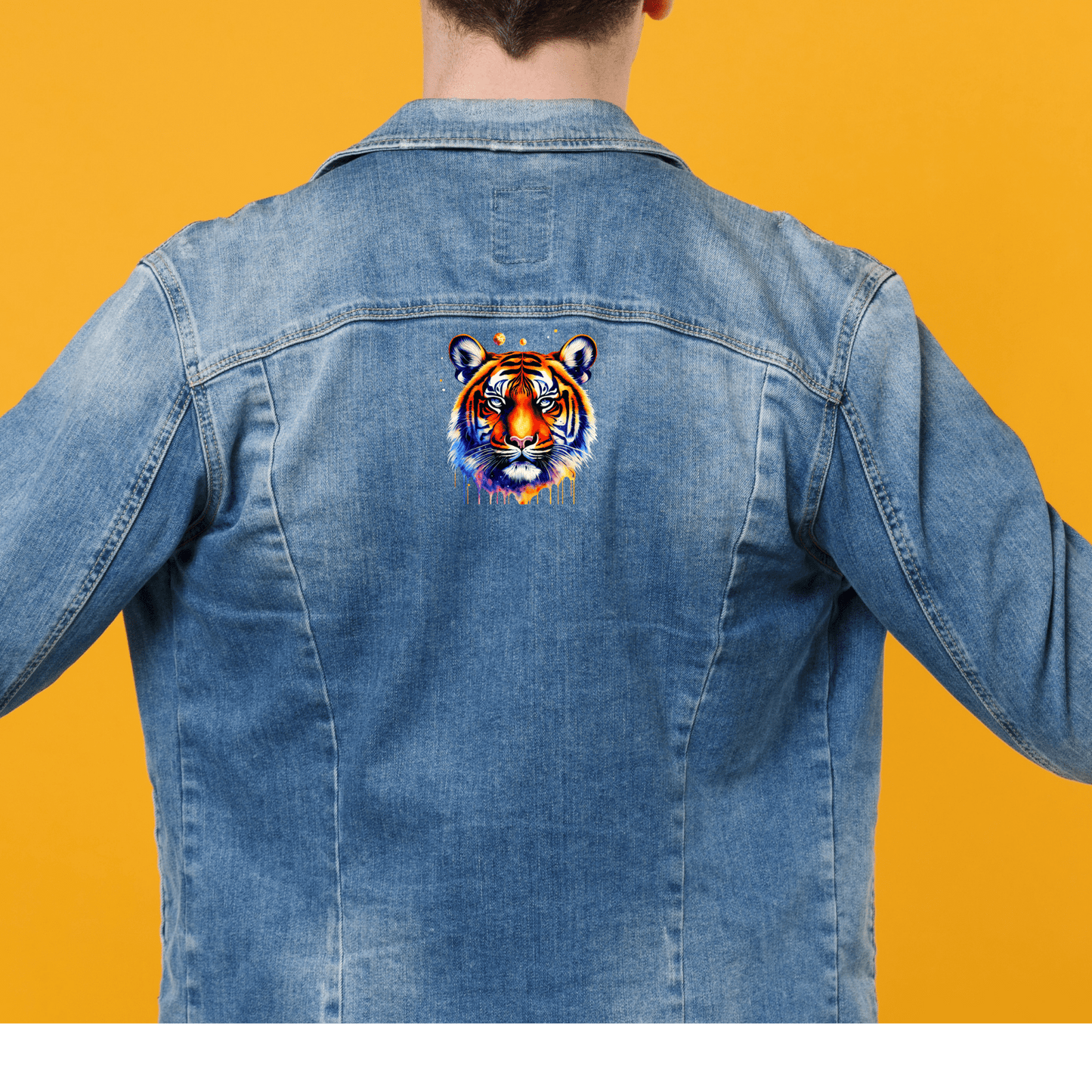 Tiger Iron On Patch Transfers Decals Patches Vinyl for T Shirts Fabric Clothing | SEC Apparel| - secapparelonline