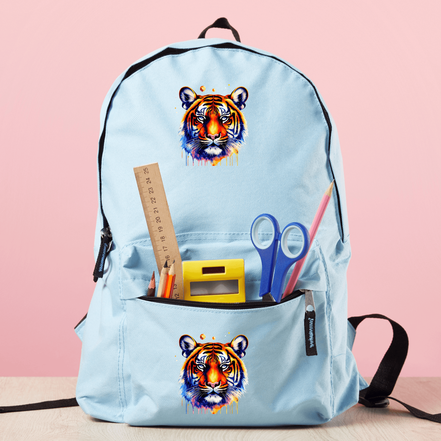 Tiger Iron On Patch Transfers Decals Patches Vinyl for T Shirts Fabric Clothing | SEC Apparel| - secapparelonline