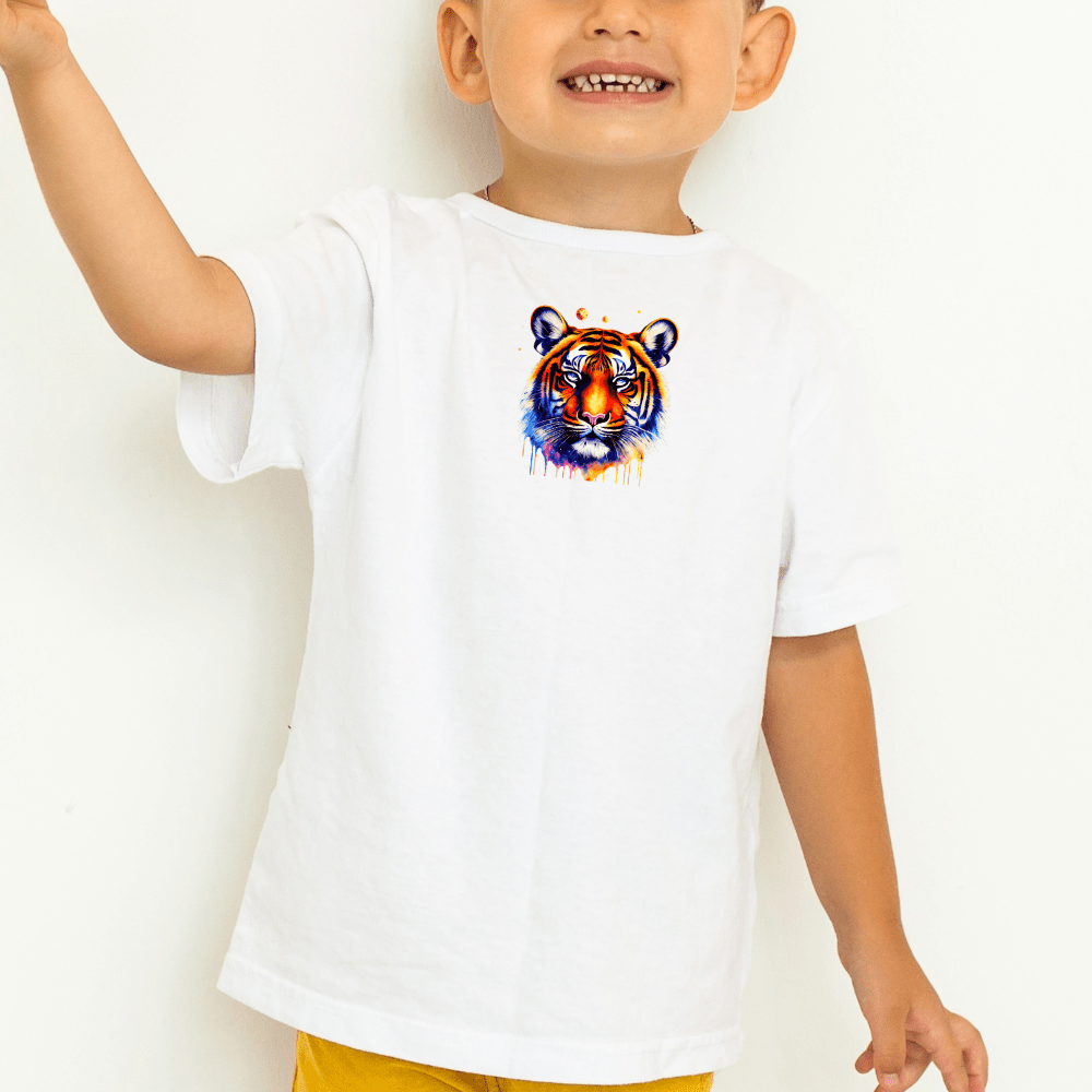 Tiger Iron On Patch Transfers Decals Patches Vinyl for T Shirts Fabric Clothing | SEC Apparel| - secapparelonline