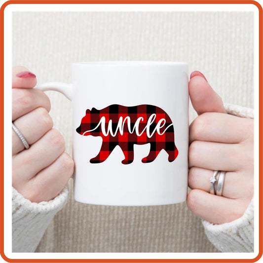 Uncle | Bear | Family Mugs - 11oz Coffee Mug by SEC Apparel - secapparelonline
