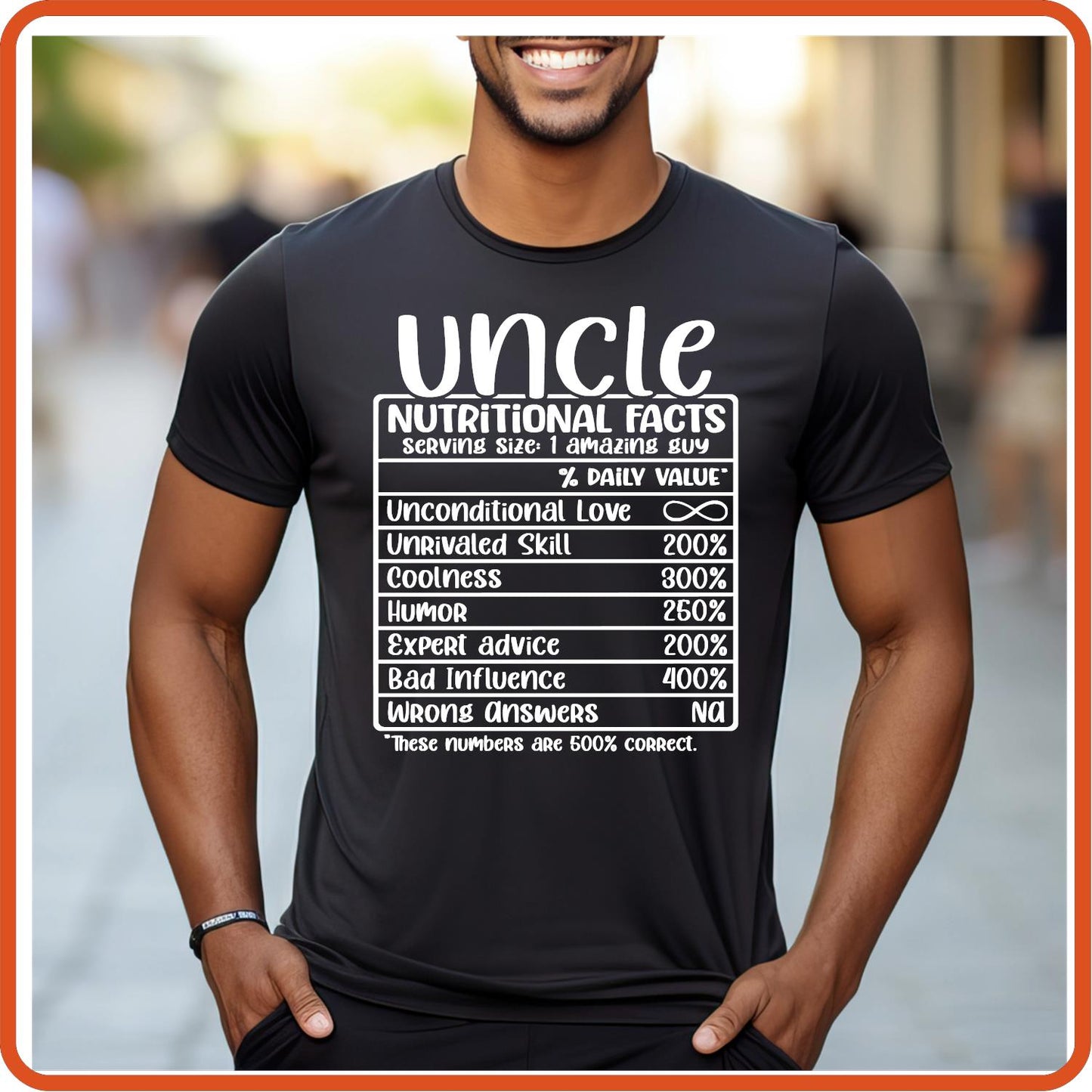 Uncle Nutritional Facts | Family Shirts | T-Shirts by SEC Apparel - secapparelonline
