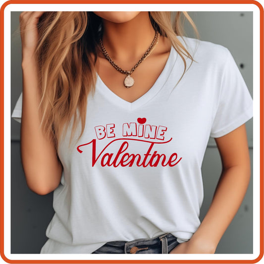 Valentine Graphic T Shirt| Unisex | Valentines Shirts | Be Mine Valentine - secapparelonline