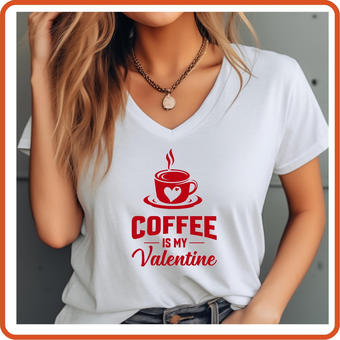 Valentine Graphic T Shirt| Unisex | Valentines Shirts | Coffee Is My Valentine - secapparelonline