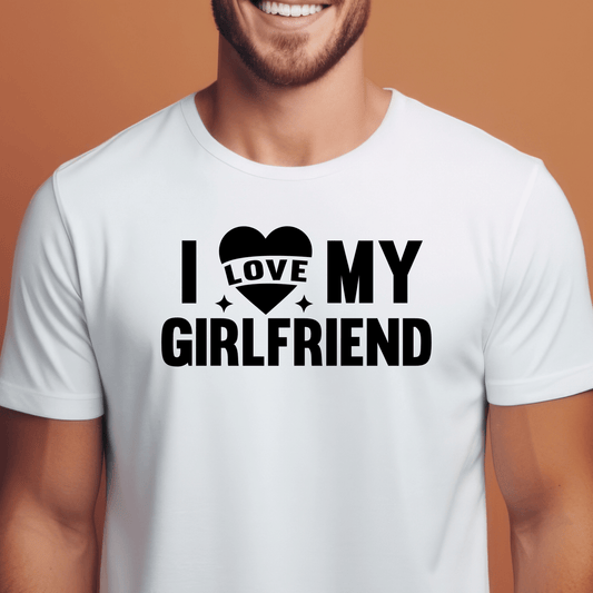 Valentine Graphic T Shirt| Unisex | Valentines Shirts | I Love my Girlfriend - secapparelonline