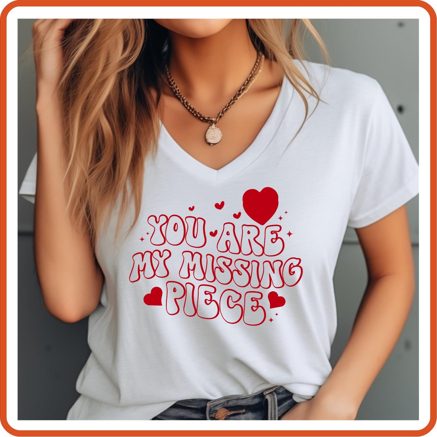 Valentine Graphic T Shirt| Unisex | Valentines Shirts | You Are My Missing Piece - secapparelonline