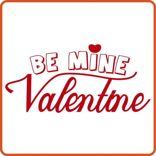 Valentine Iron On Decals Patches transfers vinyl for shirts, clothing | SEC Apparel | Be Mine - secapparelonline