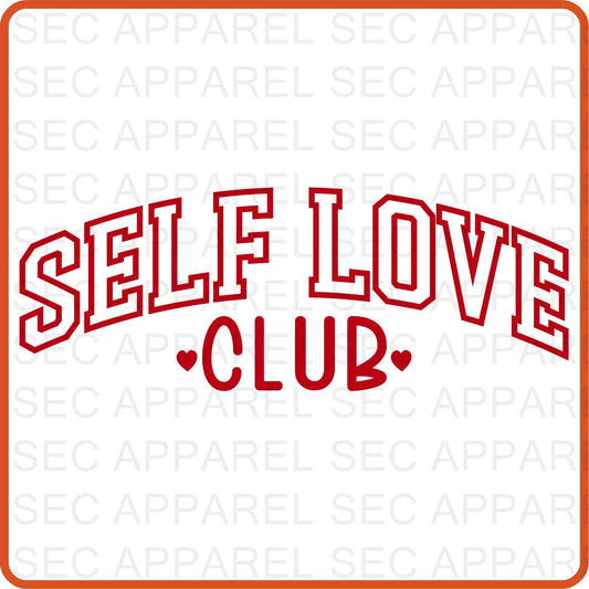 Valentine Iron On Decals Patches transfers vinyl for shirts, clothing | SEC Apparel | Self Love Club - secapparelonline