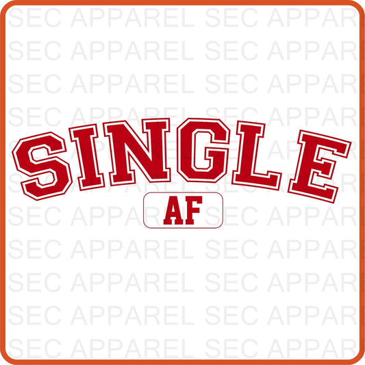 Valentine Iron On Decals Patches transfers vinyl for shirts, clothing | SEC Apparel | Single AF - secapparelonline