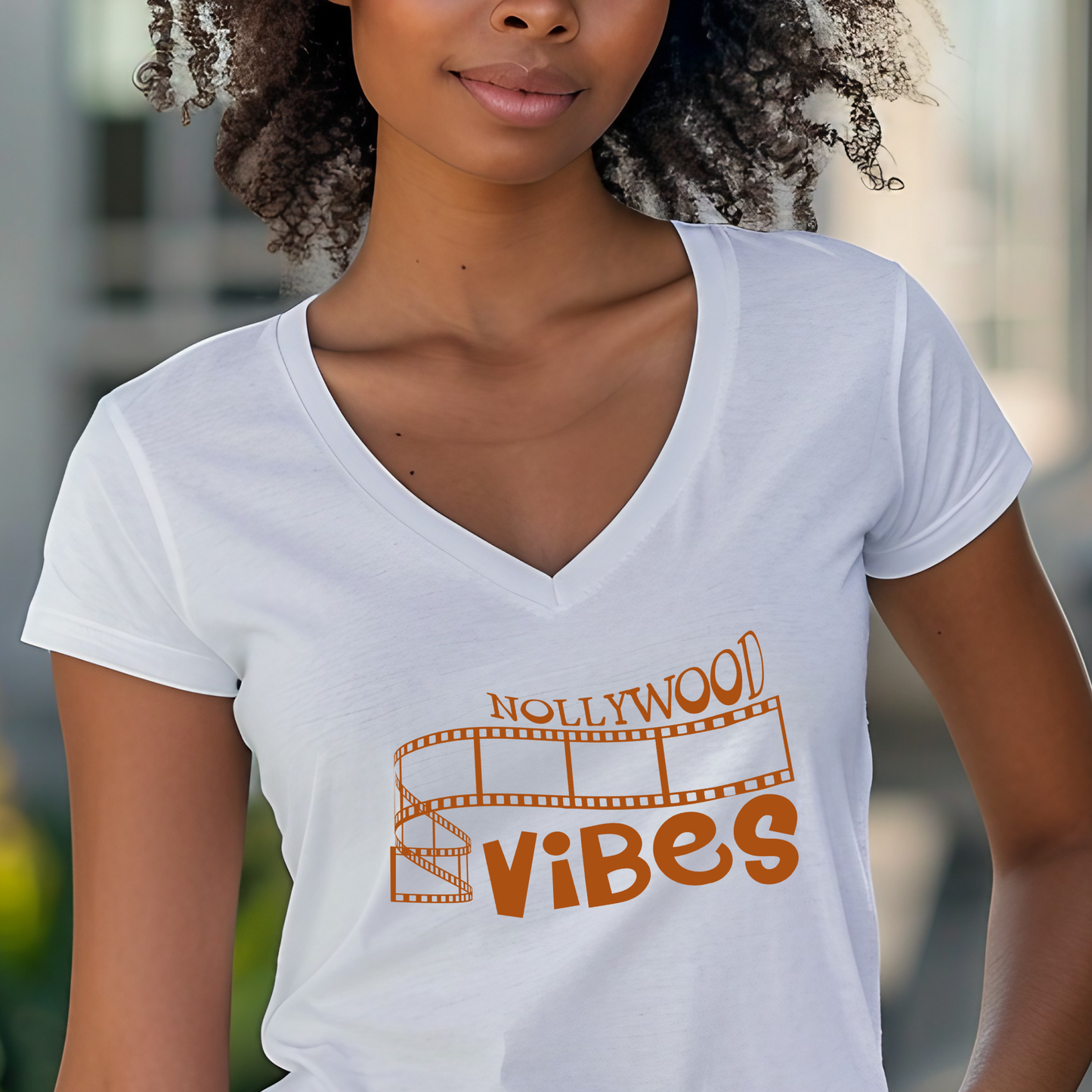 Nollywood Vibes Unisex Shirt & Hoodie Collection – Crew Neck, V-Neck, Sweatshirts
