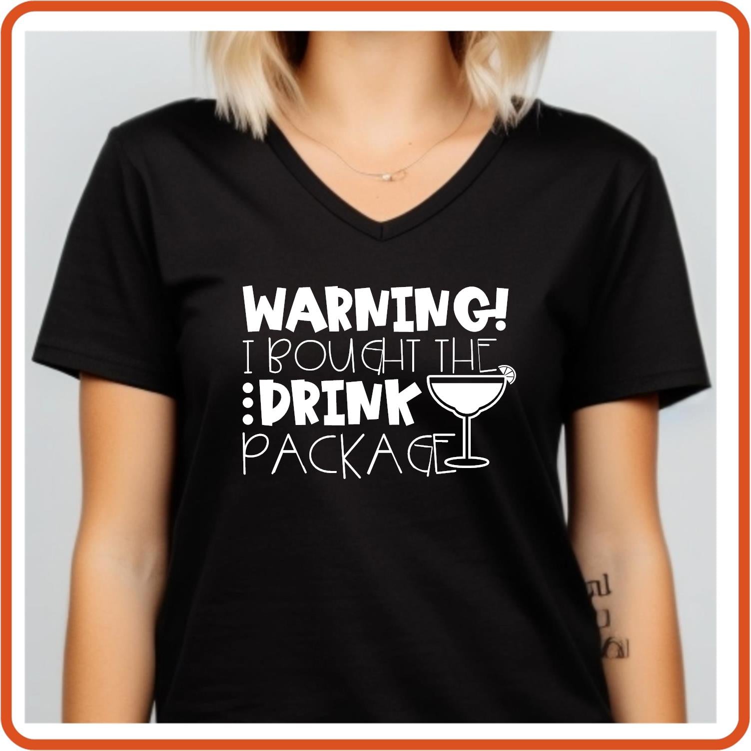 Warning I brought the drink Graphic T Shirt| Unisex | Vacation Shirts | SEC Apparel - secapparelonline