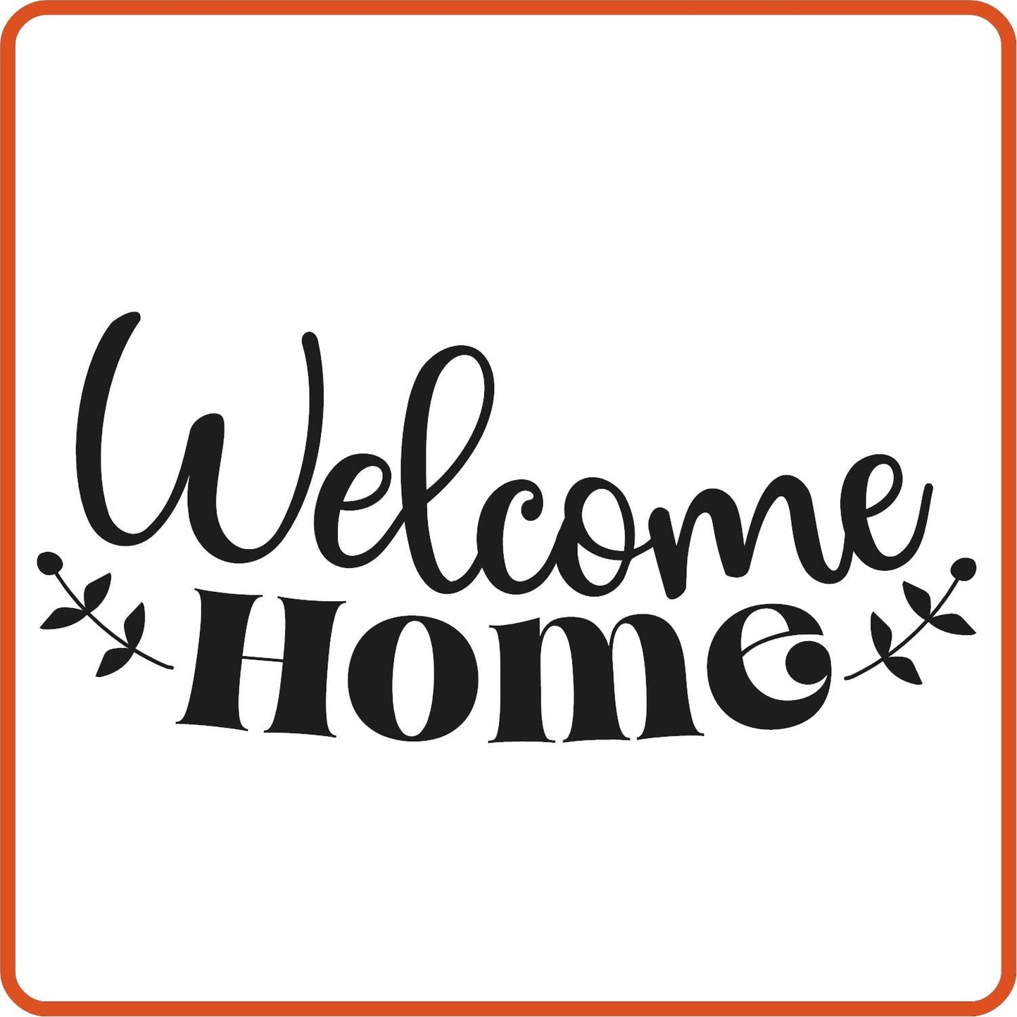 Welcome home | Home Iron On Decals Patches by SEC Apparel - secapparelonline