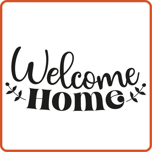 Welcome home | Home Iron On Decals Patches by SEC Apparel - secapparelonline