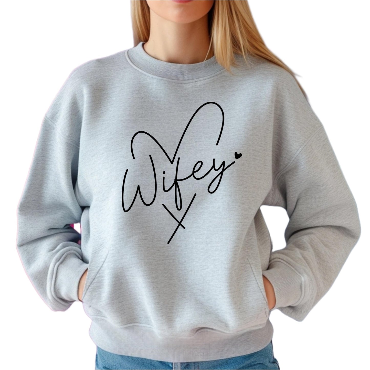 Wifey Sweatshirt | Women's Fleece | SEC Apparel - secapparelonline
