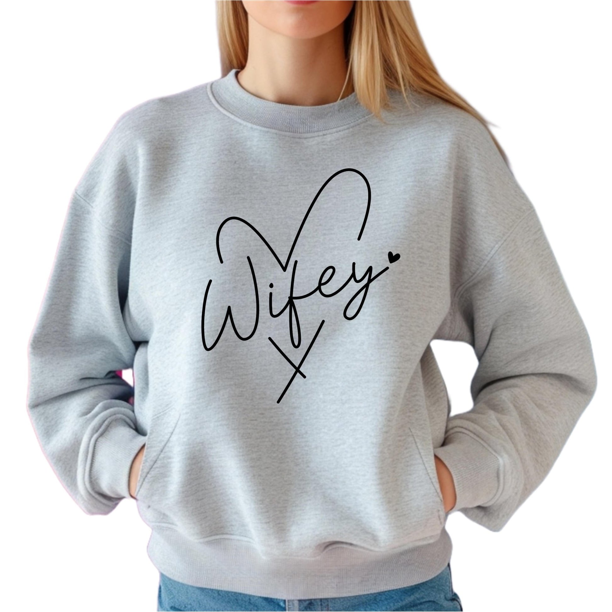 Wifey Sweatshirt | Women's Fleece | SEC Apparel - secapparelonline
