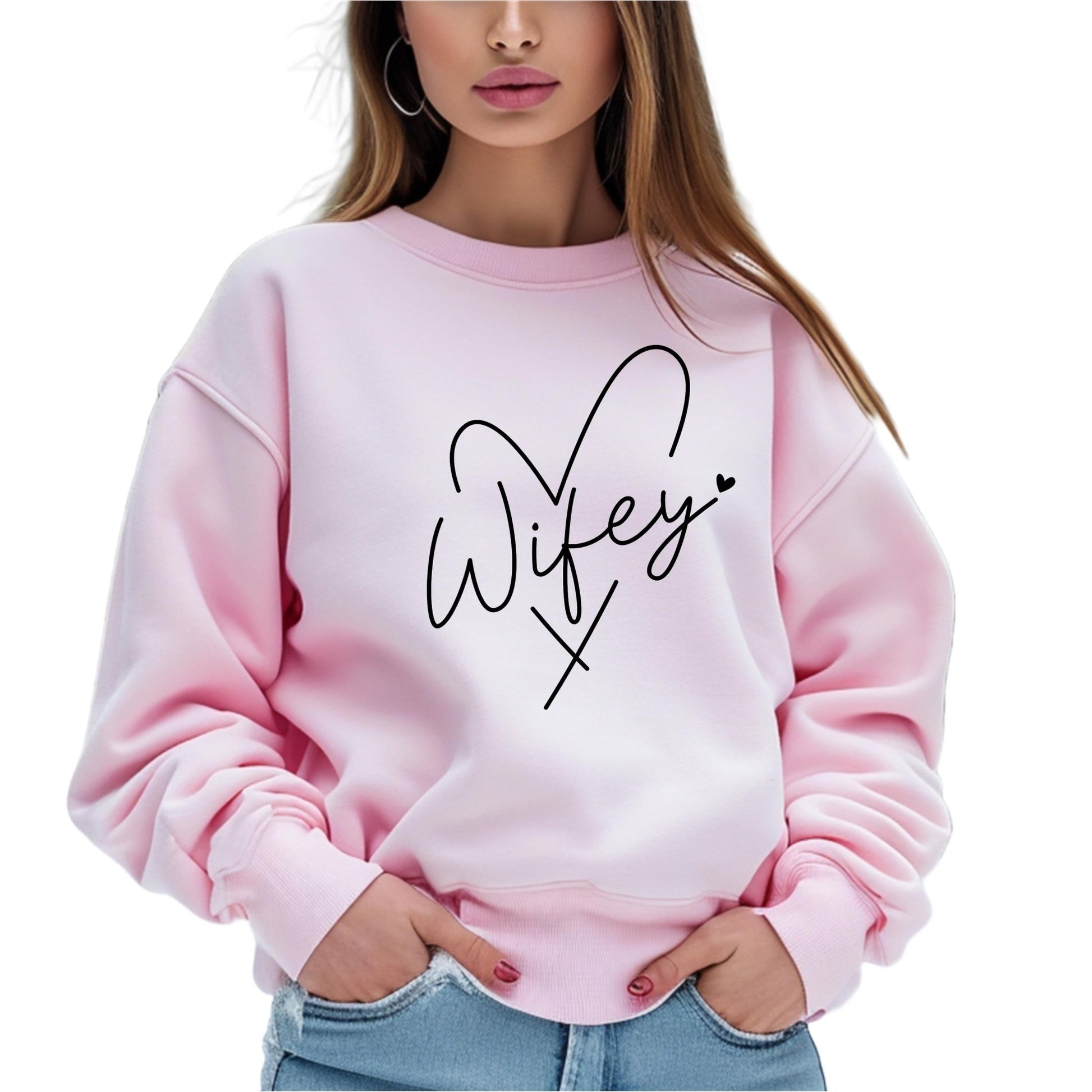 Wifey Sweatshirt | Women's Fleece | SEC Apparel - secapparelonline