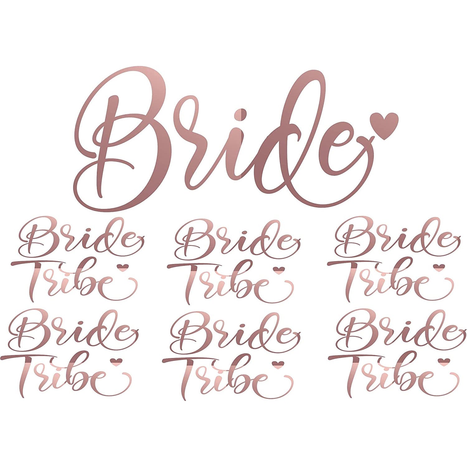 Bride Tribe Wedding Iron On Vinyl T-Shirt Transfer - secapparelonline