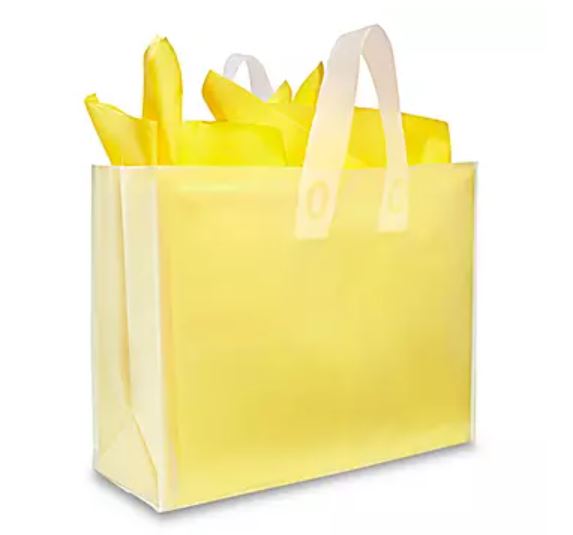 Personalized Clear Bags with Handle  Handles, Party Bags, Shopping Bags, Retail Bags, Merchandise Bag,, Party Bags,