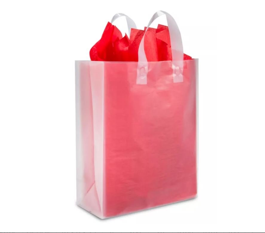 Personalized Clear Bags with Handle Handles, Party Bags, Shopping Bags, Retail Bags, Merchandise Bag,, Party Bags, - secapparelonline
