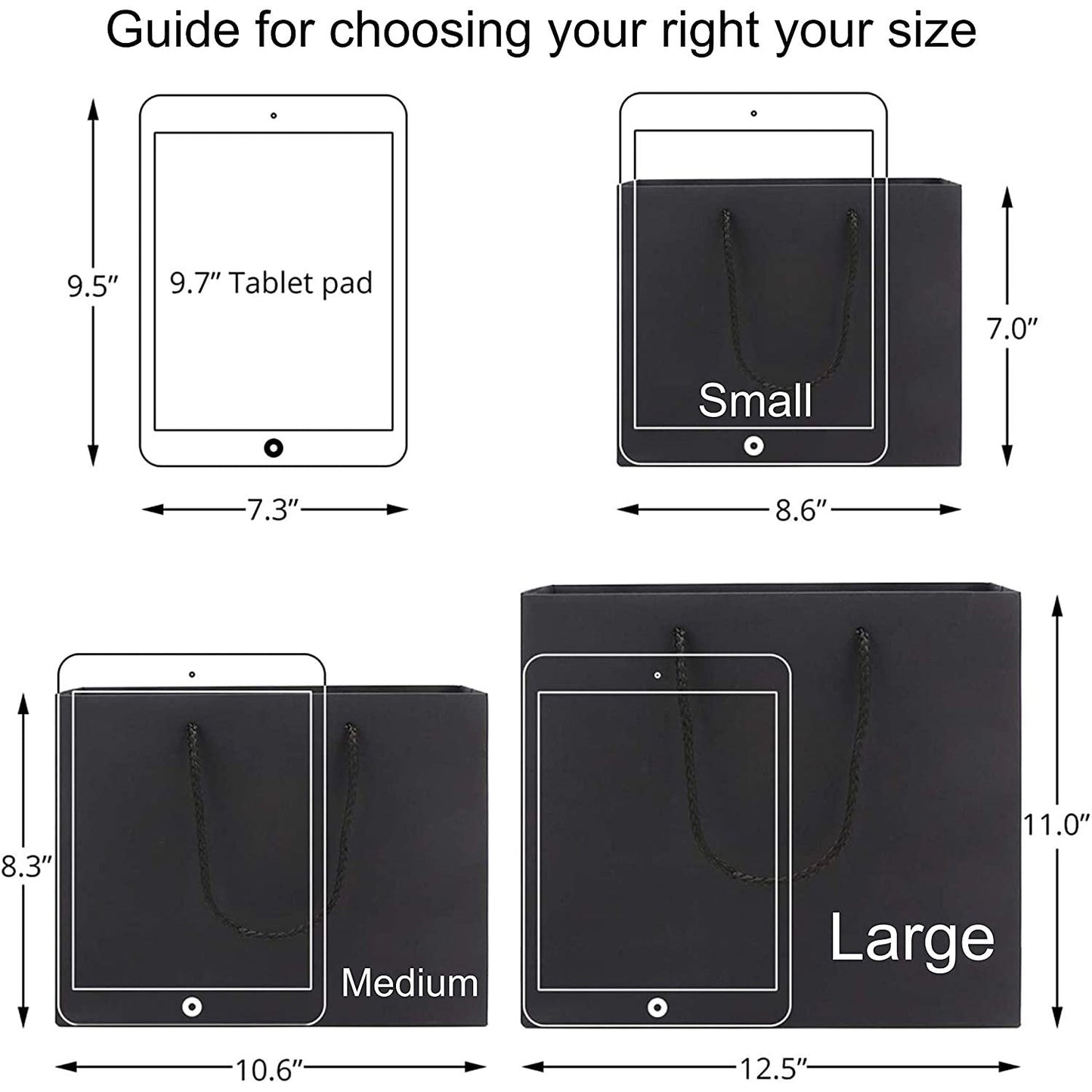 Personalized Kraft Bags with Handle with Soft Cloth Handles, Party Bags, Shopping Bags, Retail Bags, Merchandise Bag,, Party Bags, - secapparelonline