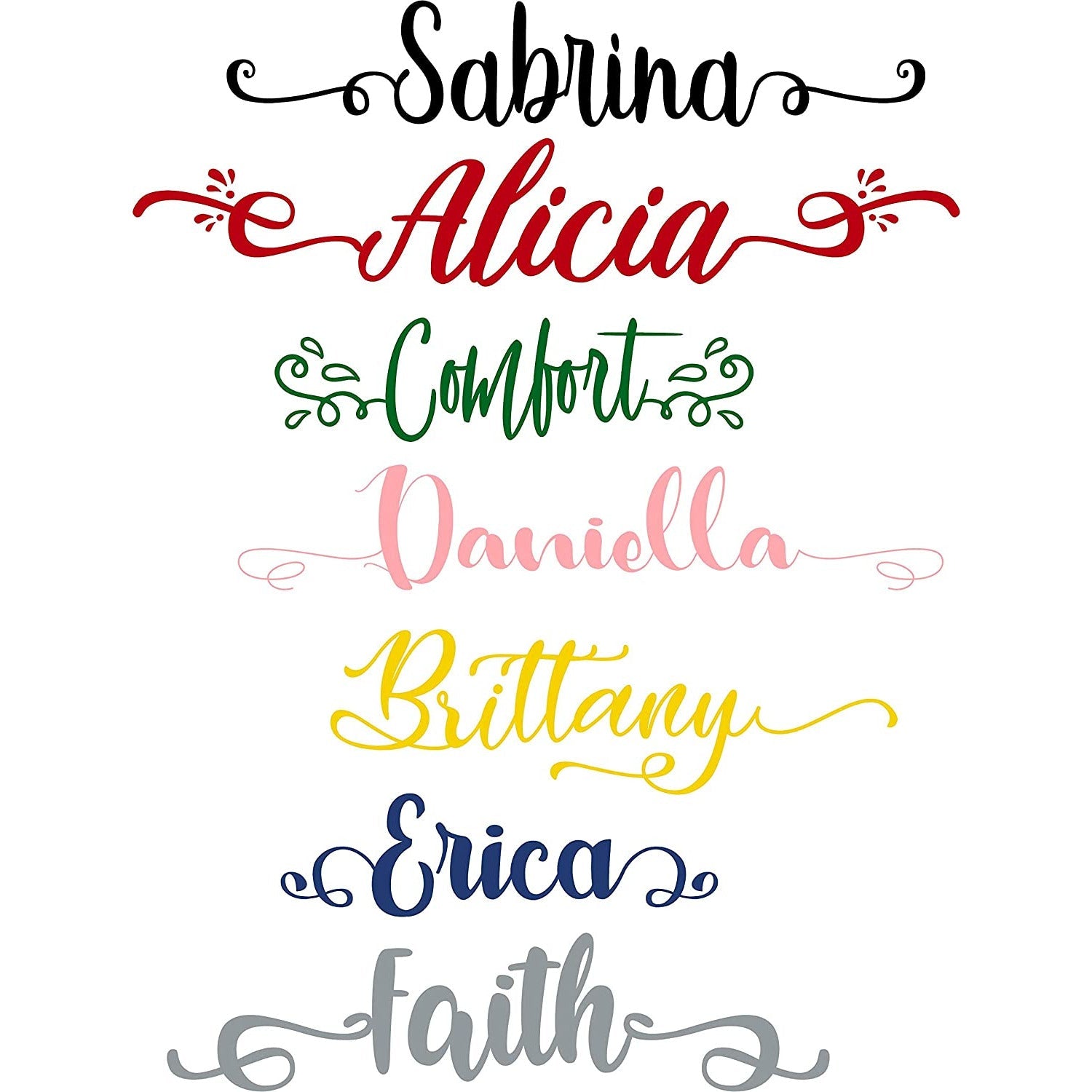 SEC Apparel Personalized Custom Iron on name word transfers Decal Patches Vinyl for t Shirts Fabric Clothing - secapparelonline