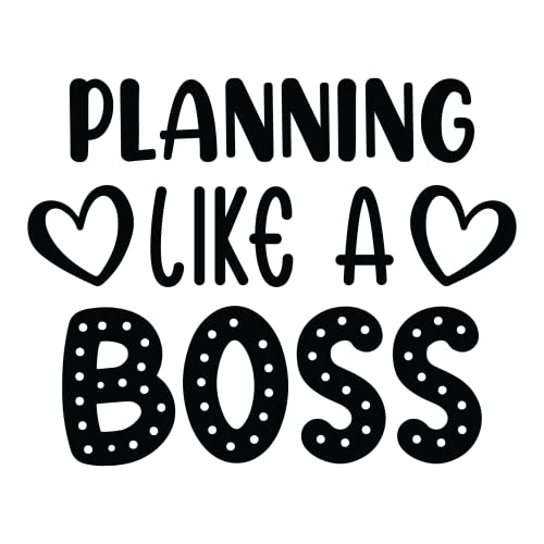 SEC Apparel Planner Iron On Patches Decals Transfers Applique Letters for t Shirts Fabric Clothing | Vol 1 - secapparelonline